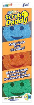 SCRUB DADDY Scrub Daddy Inc SDC3CTX12 Color Sponge 3 Pack