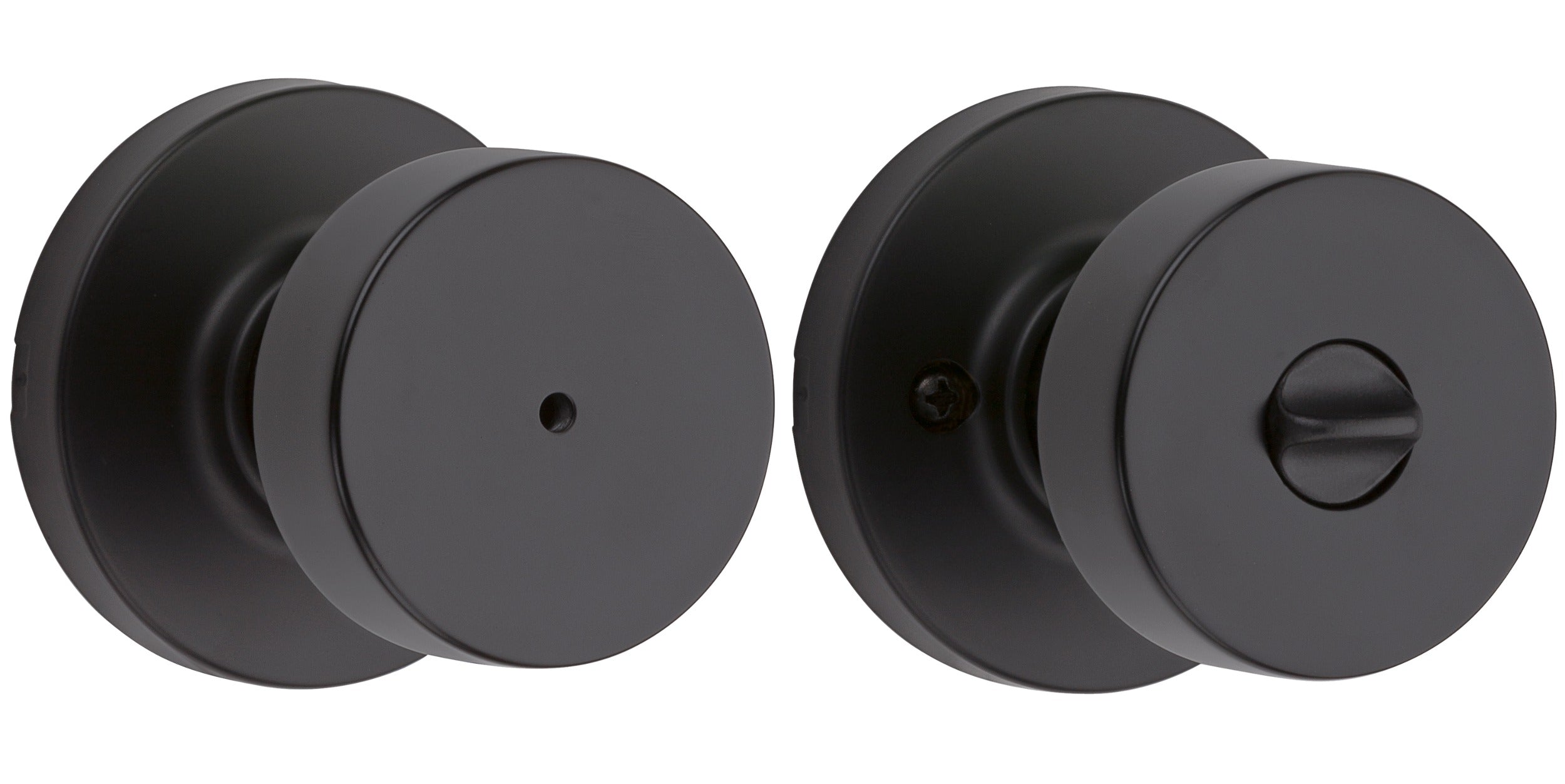 KWIKSET Kwikset 730PSKRDT-514 Pismo Privacy Knob Matte Black
