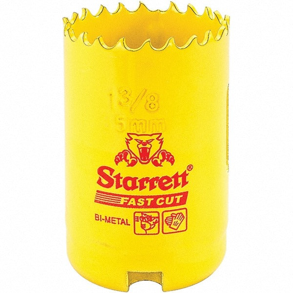 STARRETT Starrett 00493 Hole Saw 1-3/8 in Hss Toothed Edge