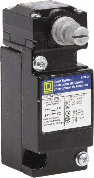 SCHNEIDER ELECTRIC Square D 9007AEQ2724 Limit Switch Spdt Nc Roller Lever