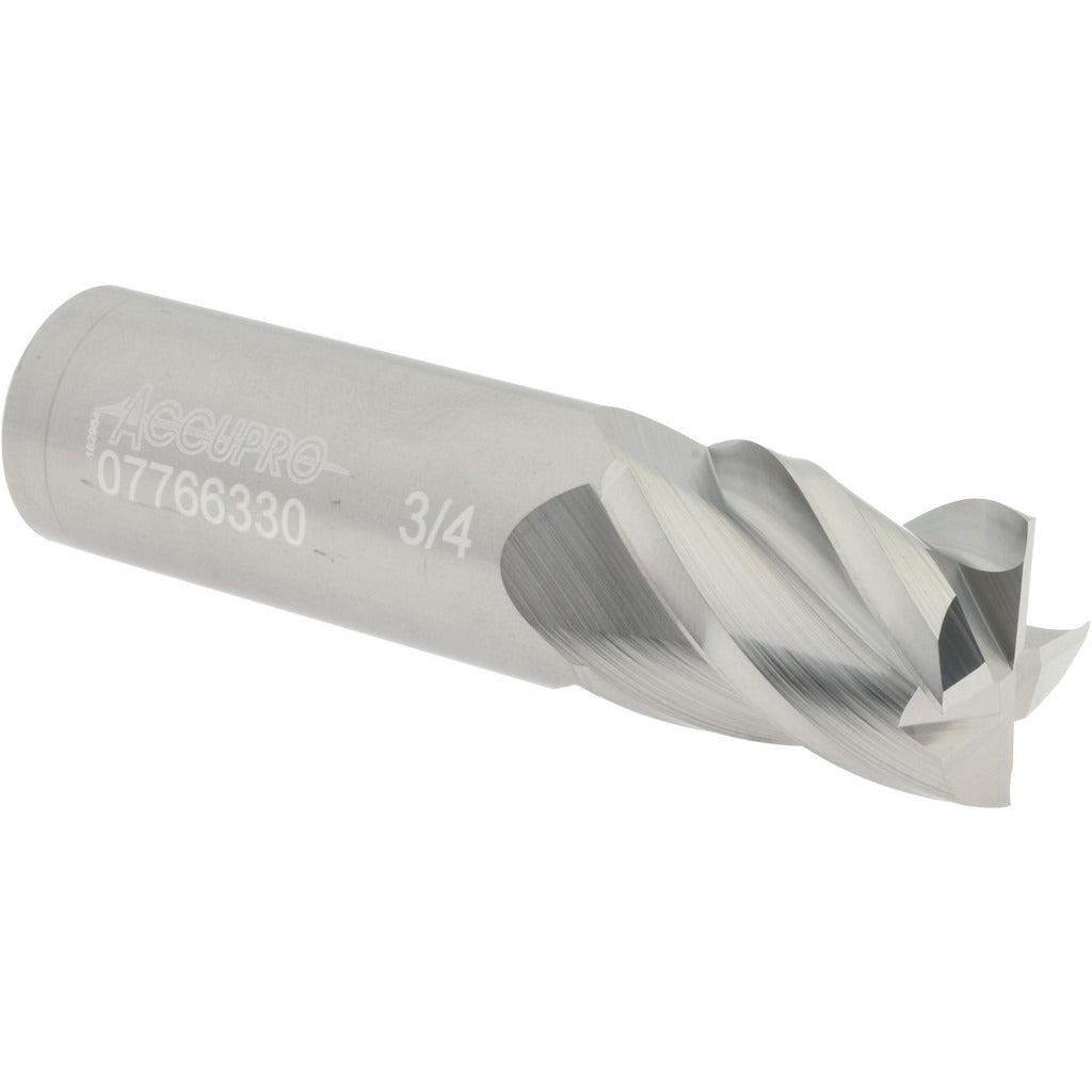 ACCUPRO Accupro 12182964 Square End Mill 3/4 in 4 Flute Carbide