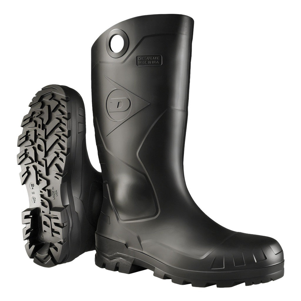 DUNLOP PROTECTIVE FOOTWEAR Dunlop 86775.10 Work Boot Size 10 14 in Pvc Plain Toe