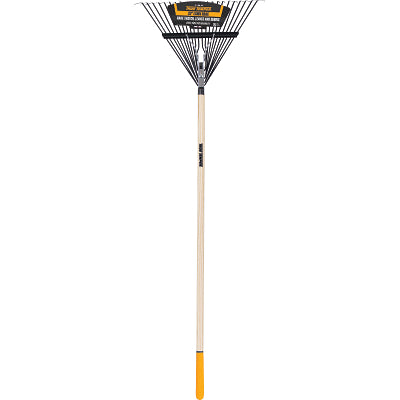 Ames 2604512 Tt 22T Stl Leaf Rake 54 Inch Hardwood Handle