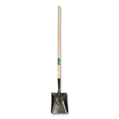 Razor-Back 44124 Square Point Transfer Shovel 9.5 in W x 12 in L Forward-Turned Step/Open-Back 48 in Hardwood Straight Handle