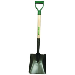 Union Tools 42106 Square Point Transfer Shovel 11.5 in L x 9.25 in W Blade 28 in North American Hardwood Poly D-Grip Handle