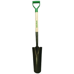 Union Tools 47108 Drain & Post Spade Round Blade 27 Inches Hardwood Poly D-Grip Handle