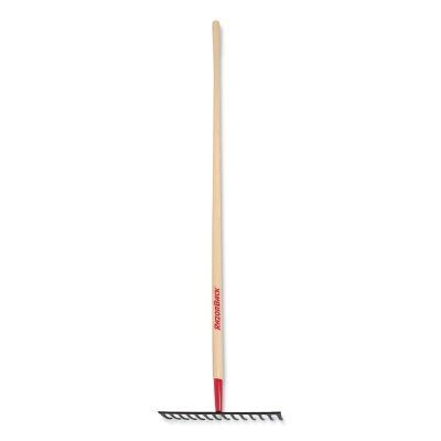 Razor-Back 63112 Level Rake Steel 14 Tines 66 in Straight American Hardwood Handle