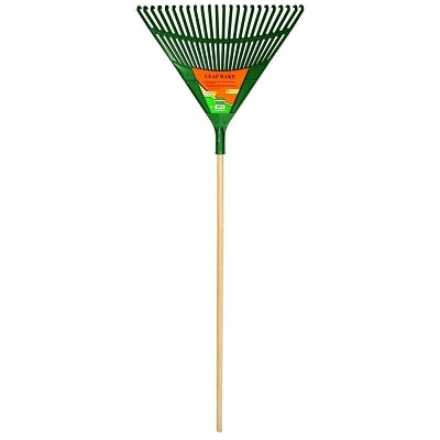 Union Tools 64309 Leaf Rake 24 in Poly Blade 48 in Hardwood Handle