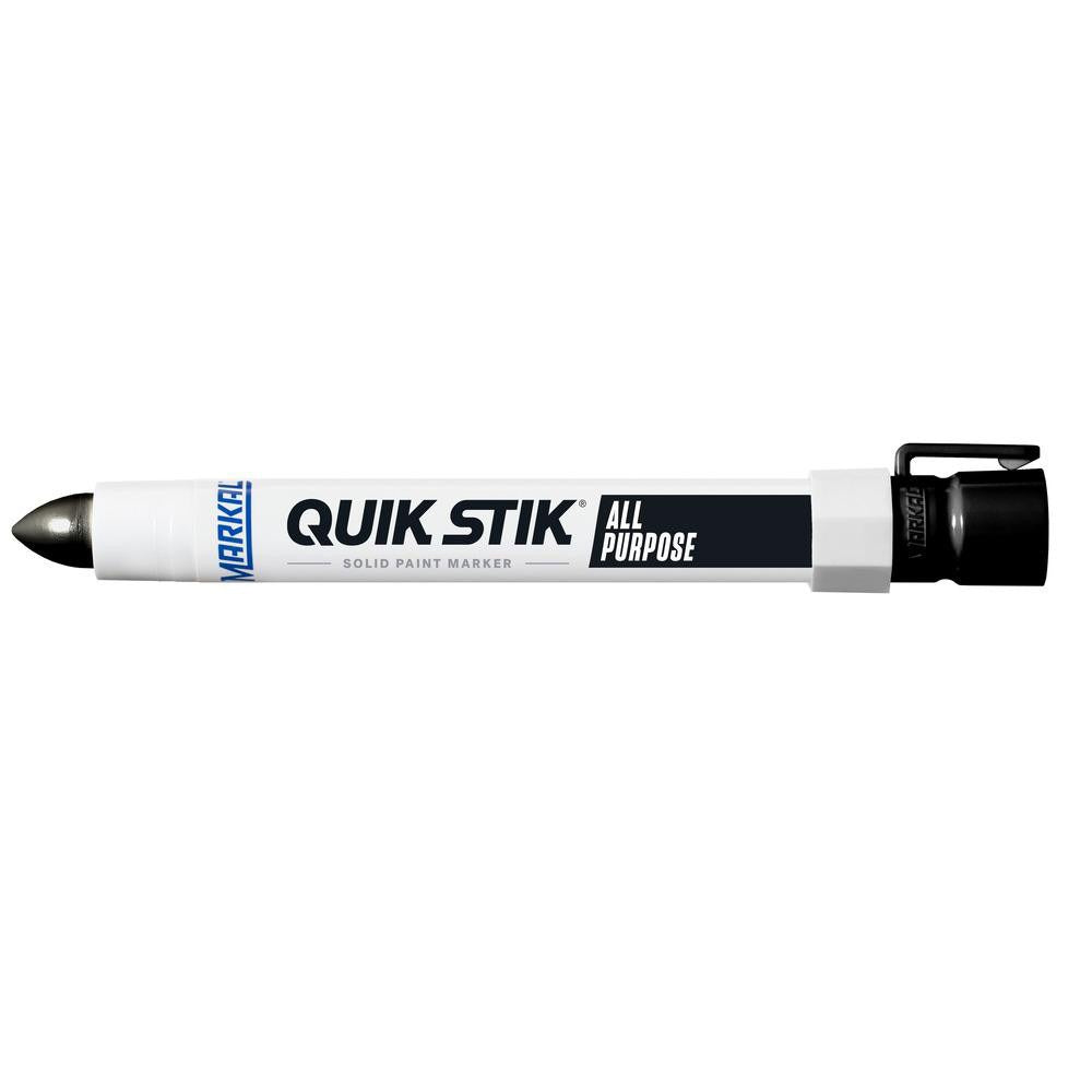MILWAUKEE Markal 61050 Solid Paint Marker Bullet Tip Black