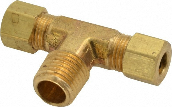 CERROBRASS Cerrobrass 72A-4B Compression Male Branch Tee 1/4 in