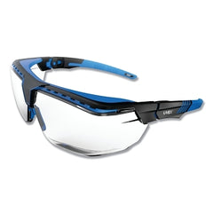 HONEYWELL S3853 Uvex Avatar OTG Safety Glasses With Blue & Black Frame Clear Lens And Anti-scratch And Anti-reflective Coating