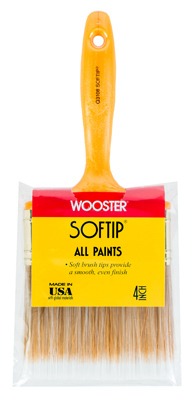 WOOSTER Wooster Brush Q3108-4 Chisel Trim Paintbrush 4 Inches