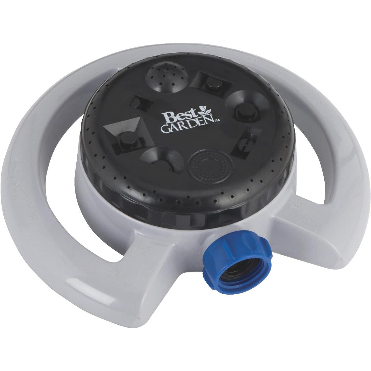 BEST GARDEN Best Garden JR0904 Poly Varied Coverage Stationary Turret Sprinkler (1 Pack)