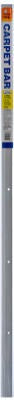 FROST KING Thermwell H113FS/6 Satin Silver Fluted Carpet Bar 1x72 in