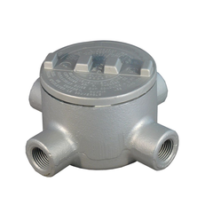 O-Z/Gedney GUAT50 O-Z/Gedney GUAT-50 1/2 Inch Aluminum Cover Malleable Iron Body Conduit Outlet Box