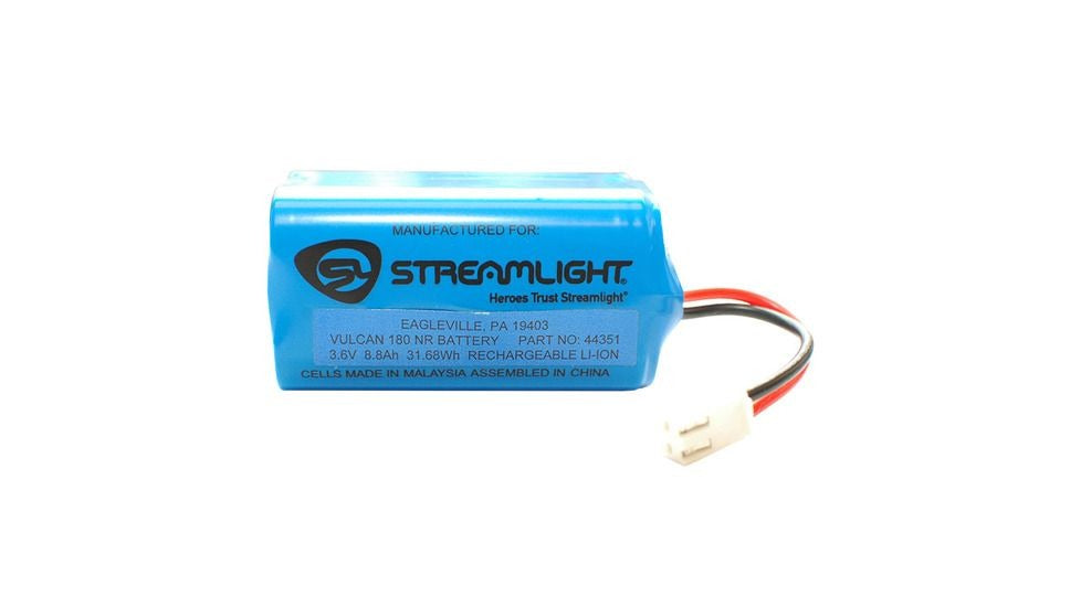 STREAMLIGHT Streamlight 44351 Vulcan 180 Li-ion Rechargeable Battery 10.4 Ahr (1 Pack) 44351