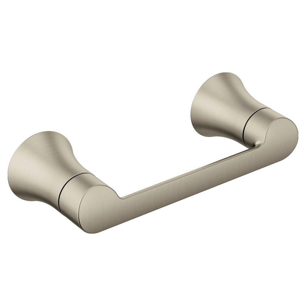 Moen YB0208BN Doux Wall Mount Toilet Tissue Holder in Brushed Nickel