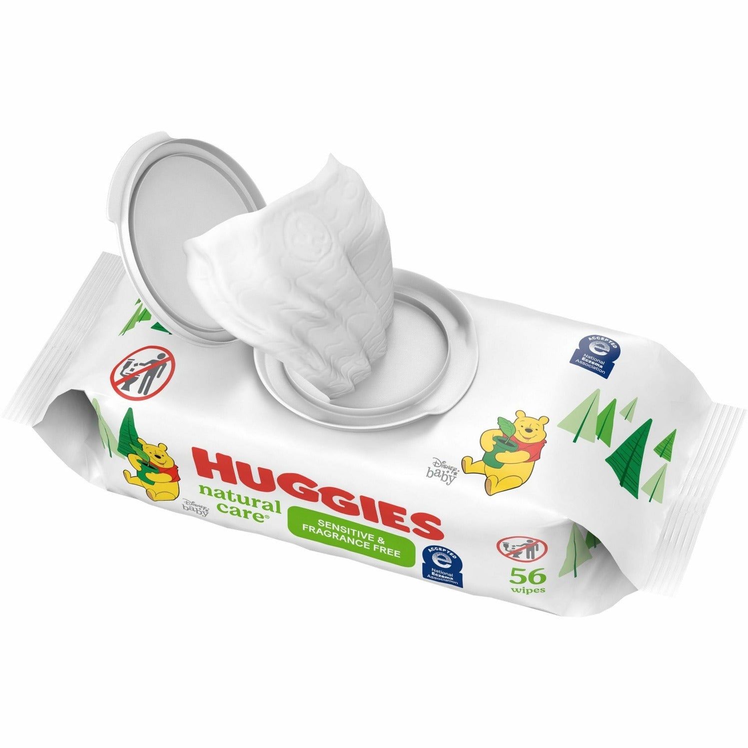 KIMBERLY-CLARK Kimberly-Clark KCC31803CT Huggies Natural Care Sensitive Baby Wipes 8 / Carton KCC31803CT