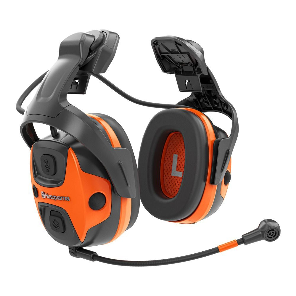 HUSQVARNA HUSQVARNA 536913202 X-Com Active Helmet Mount Hearing Protection and Intercom System