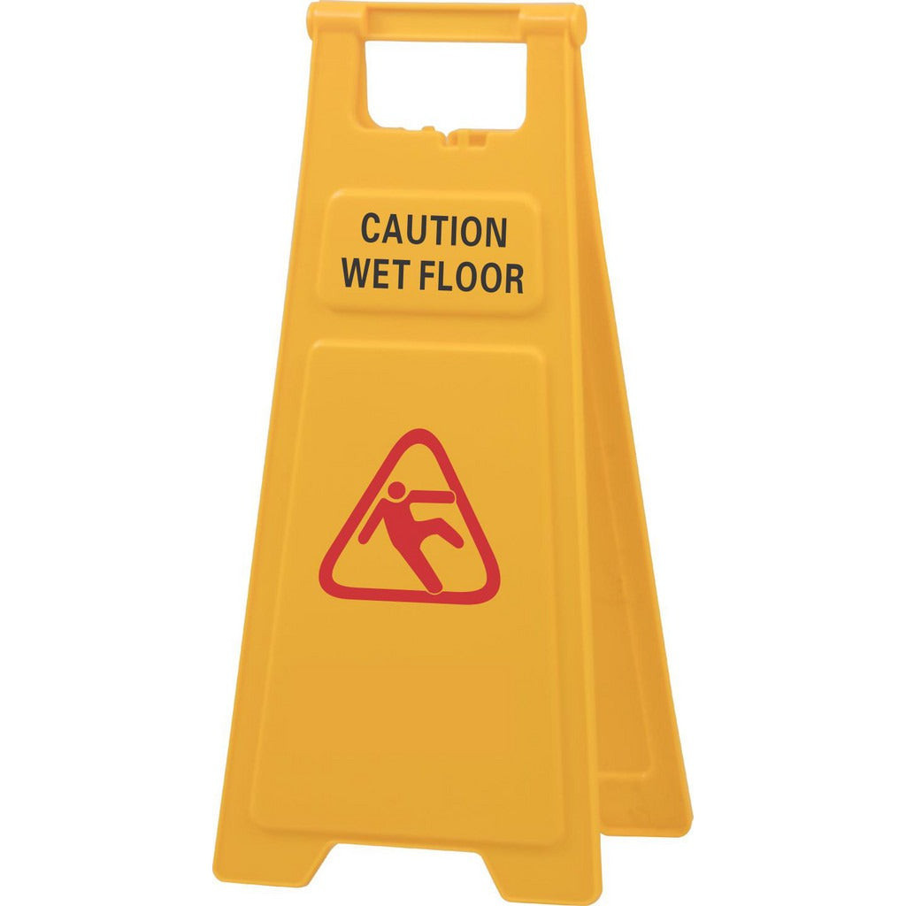 PRO-SOURCE Pro-source AF03742 Wet Floor Caution Sign 12x24 Plastic