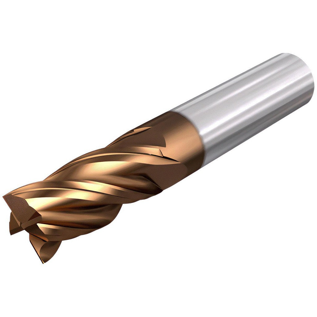 ISCAR Iscar 3398062 Corner Radius End Mill 3/8 in 4 Flute Carbide
