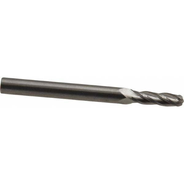 HERTEL Hertel E5250010 Ball End Mill 0.1563in 4 Flute Solid Carbide