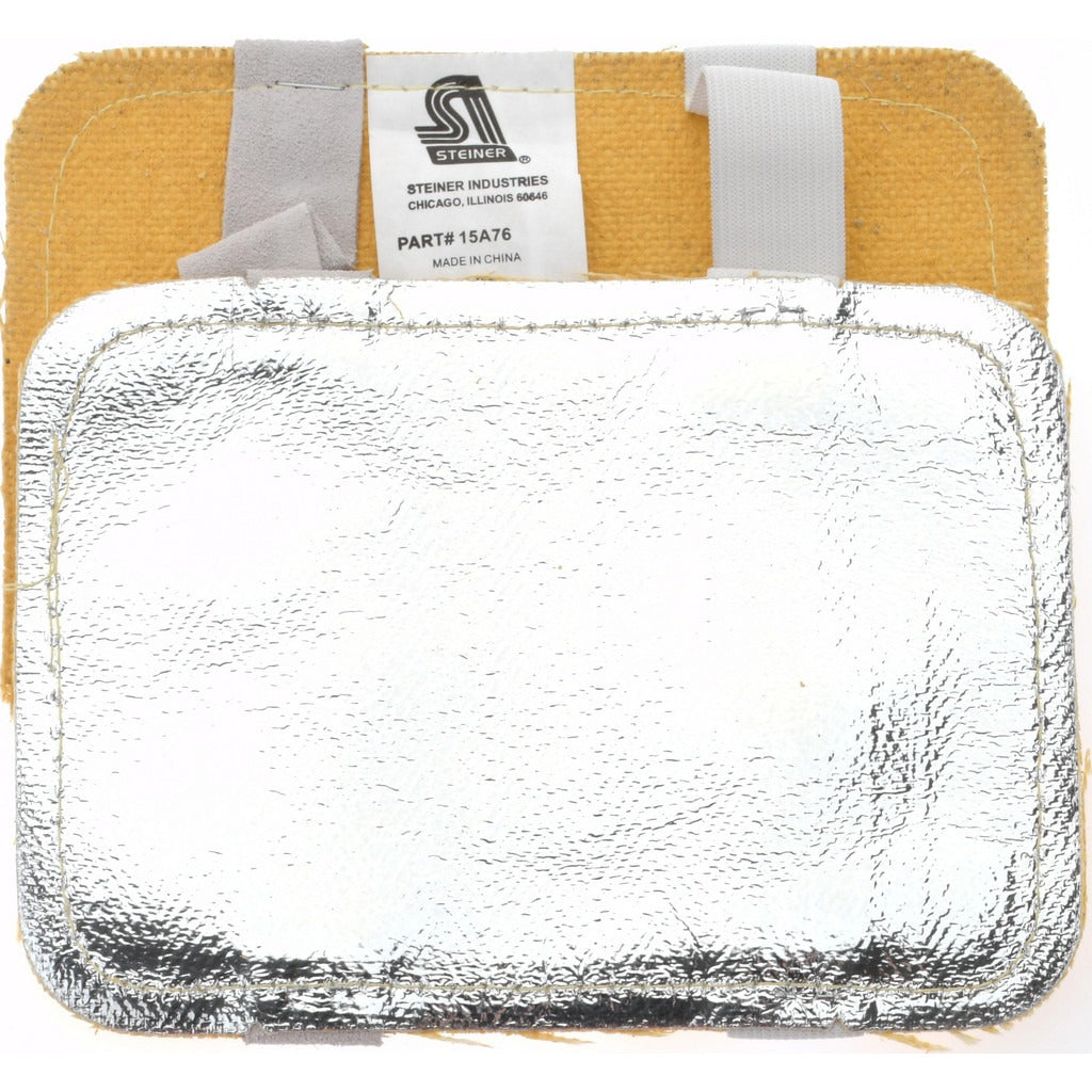 STEINER Steiner 15A80 Aluminized Leather Glove Pad 8 in Silver