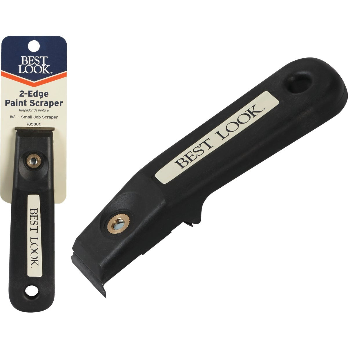 BEST LOOK Best Look F1-DIB Paint Scraper 1-1/8 in 2-edge