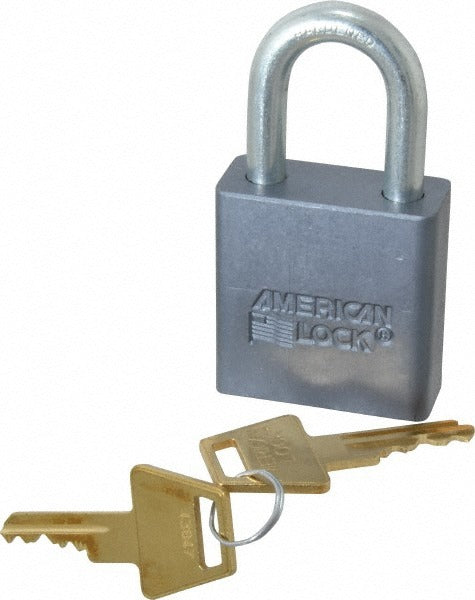 AMERICAN LOCK American Lock A10KA-43847 Aluminum Padlock 1-3/4in