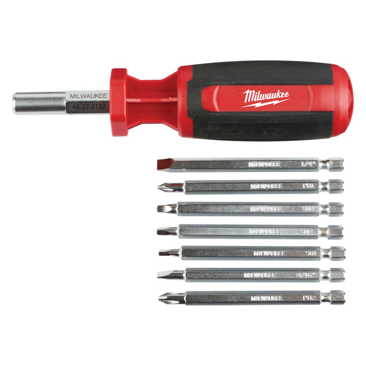 MILWAUKEE Milwaukee 48-22-2132 Multi-Bit Screwdriver 9-in-1 (9-Piece)