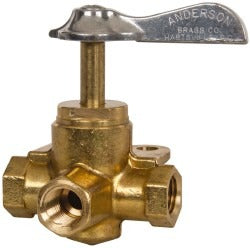 EATON Eaton 6749 Three Way Shutoff Drain Cock Valve 1/4 in
