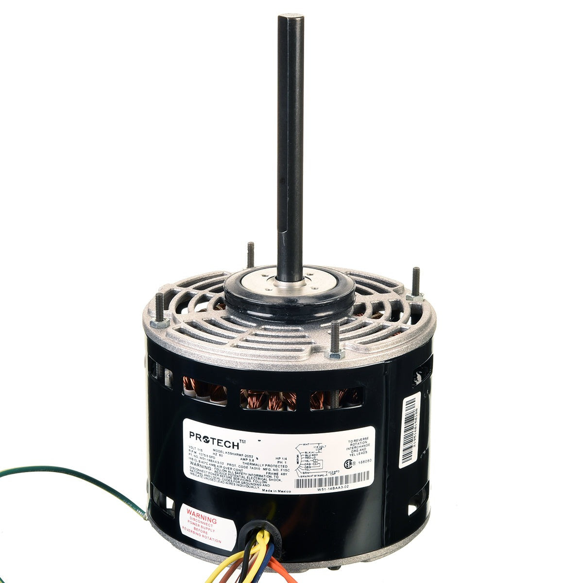 RHEEM Rheem W51-13BAA3-02 Universal Blower Motor 1/3 hp (3-Speed) W51-13BAA3-02
