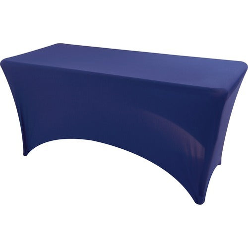 ICEBERG Iceberg ICE16526 Stretch Table Cover 6 Foot Blue