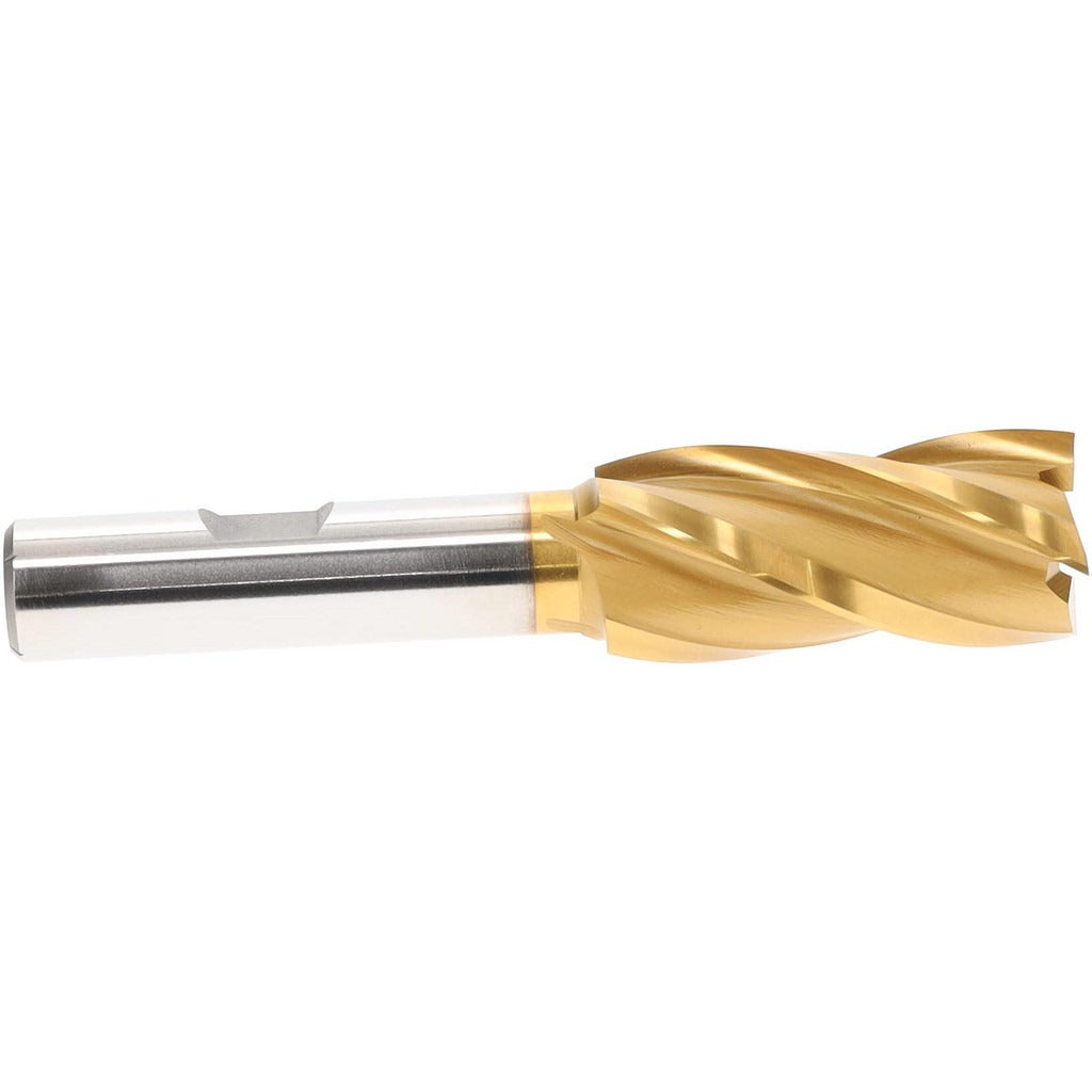 HERTEL Hertel E8031908 Square End Mill 3/4 in 4 Flute Hss Tin