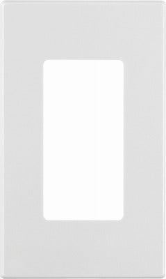 LEVITON Leviton R72-80301-00W Screwless Wall Plate Single Gang Gfi