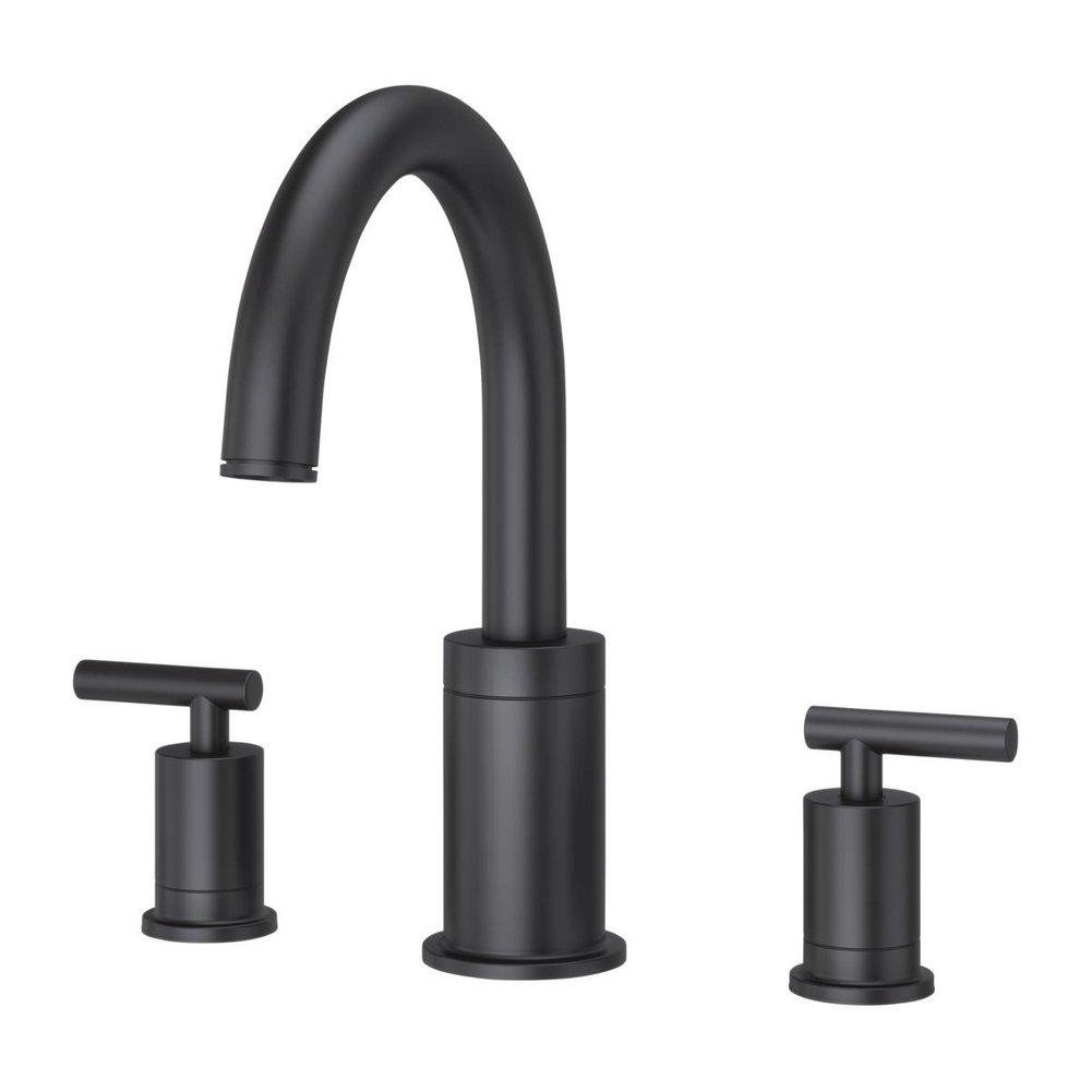 Pfister RT65NCB Contempra Two Handle Roman Tub Faucet Trim Only Matte Black