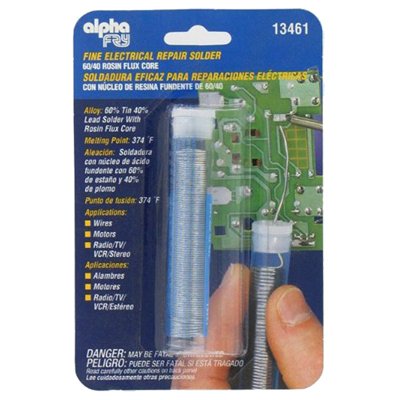 TRUE VALUE AM13461 Alpha Metals 0.5-oz., .032-Diameter Leaded Electrical Solder