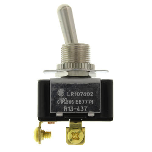 Ideal 774011 On-Off SPST Bat Handle Toggle Switch with Screw Termination (125/250V)