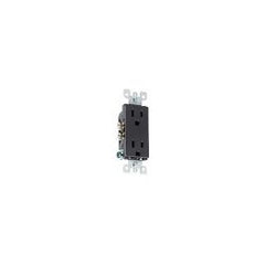 Leviton 5325-E Receptacle Black 15 Amp 125 Volt Duplex Grounding