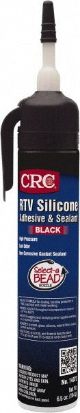 CRC INDUSTRIES Crc 1004799 Rtv Silicone Elastic Sealant 8 Oz Black