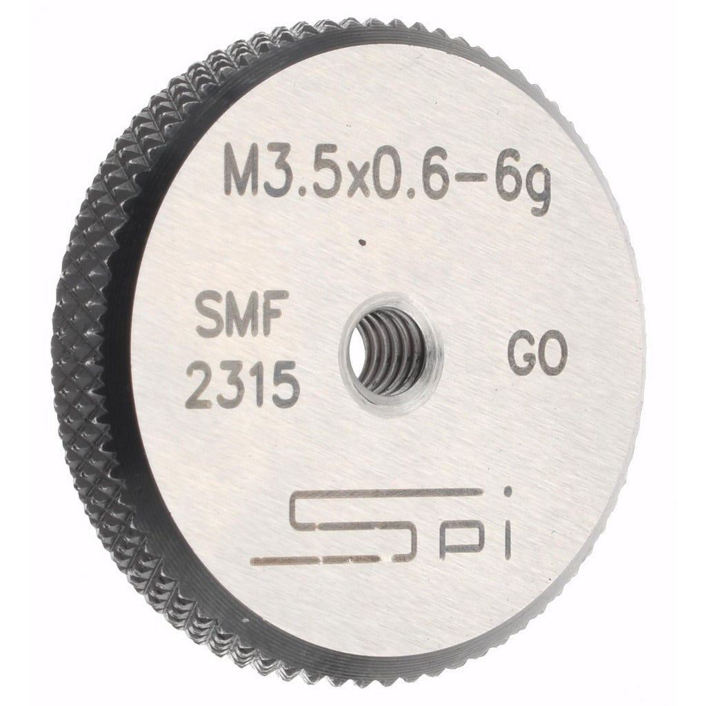SPIROTHERM Spi 34-467-1 Threaded Ring Gage M3.5 X 0.60 Class 6G Go