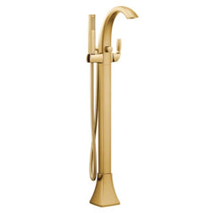 Moen 695BG Voss Single Handle Lever Floor Mount Filler in Brushed Gold