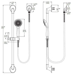 Pfister LG16-3RHB Rhen Handheld Shower in Matte Black