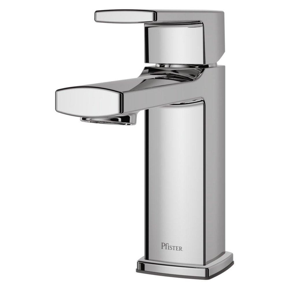 Pfister LG42-DAPC Deckard Single Handle Monoblock Bathroom Sink Faucet in Polished Chrome