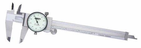 Insize 1311-8 Dial Caliper .001 Grads .100/Rev 0-100