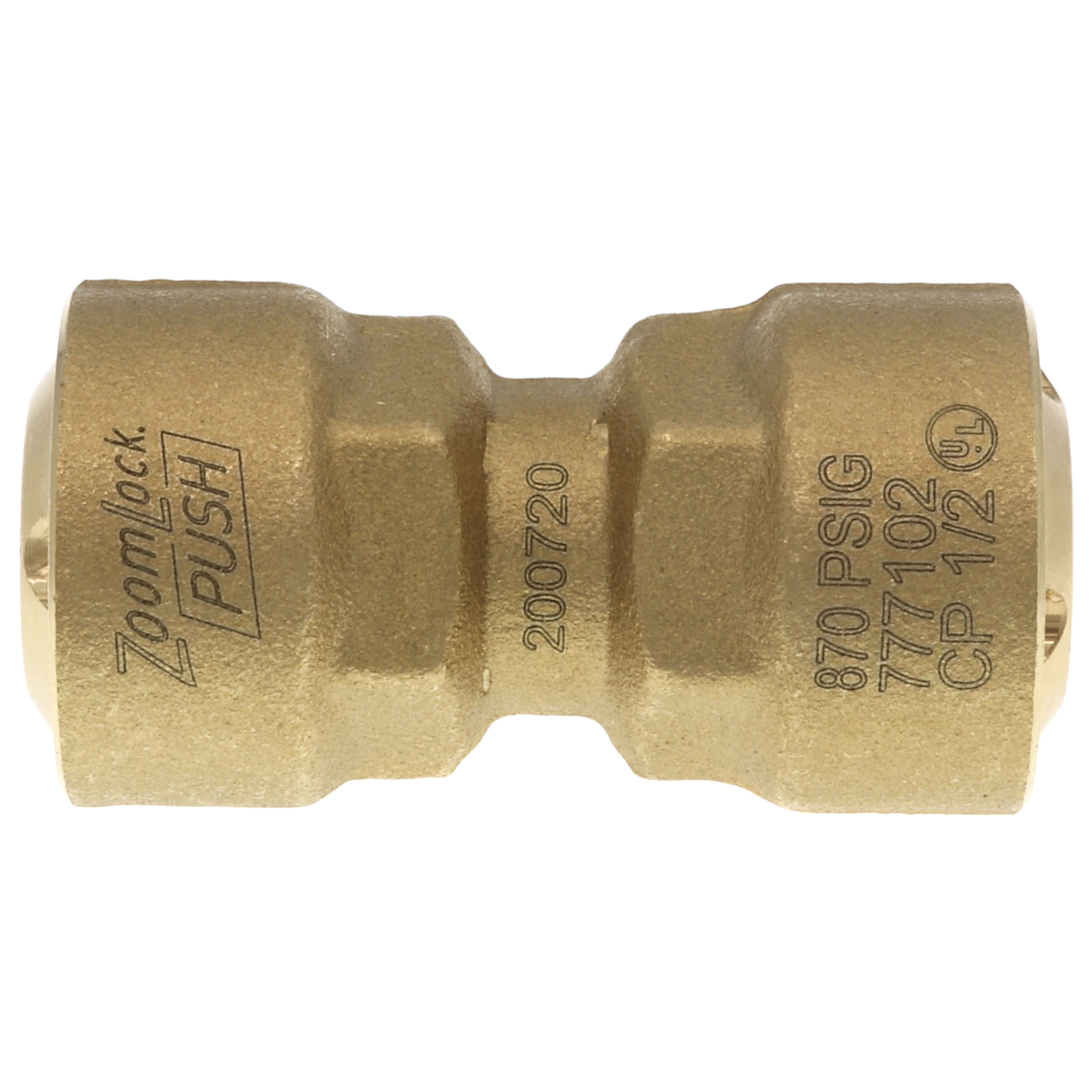 Parker Hannifin 777102 1/2 ZoomLock PUSH R410A Optimized Coupling PZKP-C8-HNBR