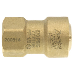 Parker Hannifin 777108 1/2 ZoomLock PUSH R410A Optimized SAE Flare Adapter PZKP-F8-HNBR