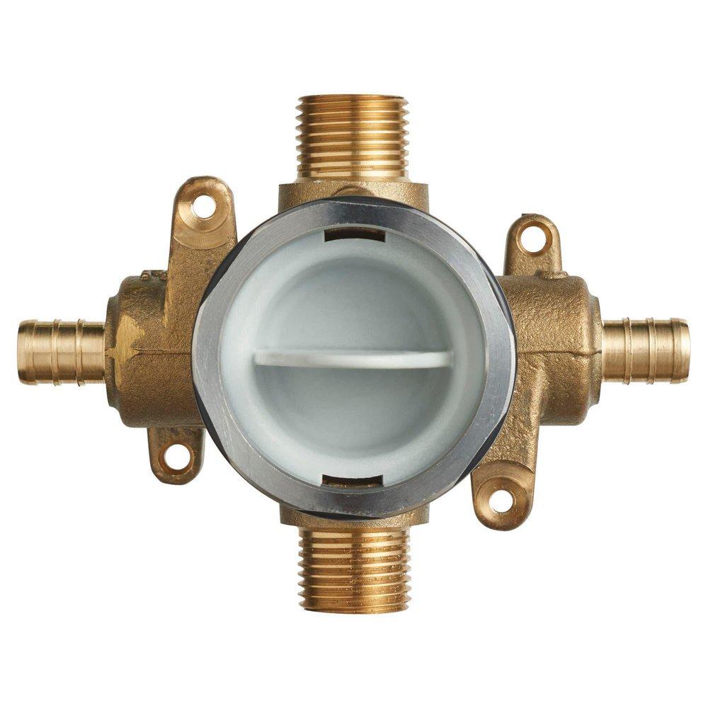 American Standard RU107 Flash Shower Valve with PEX Inlets and Universal Outlets for Crimp Ring System