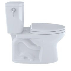 Toto CST454CUFRG#01 Drake II 1 GPF Two Piece Elongated Toilet with SanaGloss Ceramic Glaze and Right Hand Trip Lever