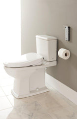 Toto MS494124CEMFG01 Connelly Washlet+ Two-Piece Elongated Dual Flush Toilet with Cefiontect in Cotton White